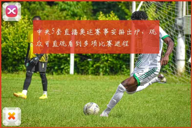 中央5套直播奥运赛事安排出炉，观众可直观看到多项比赛进程